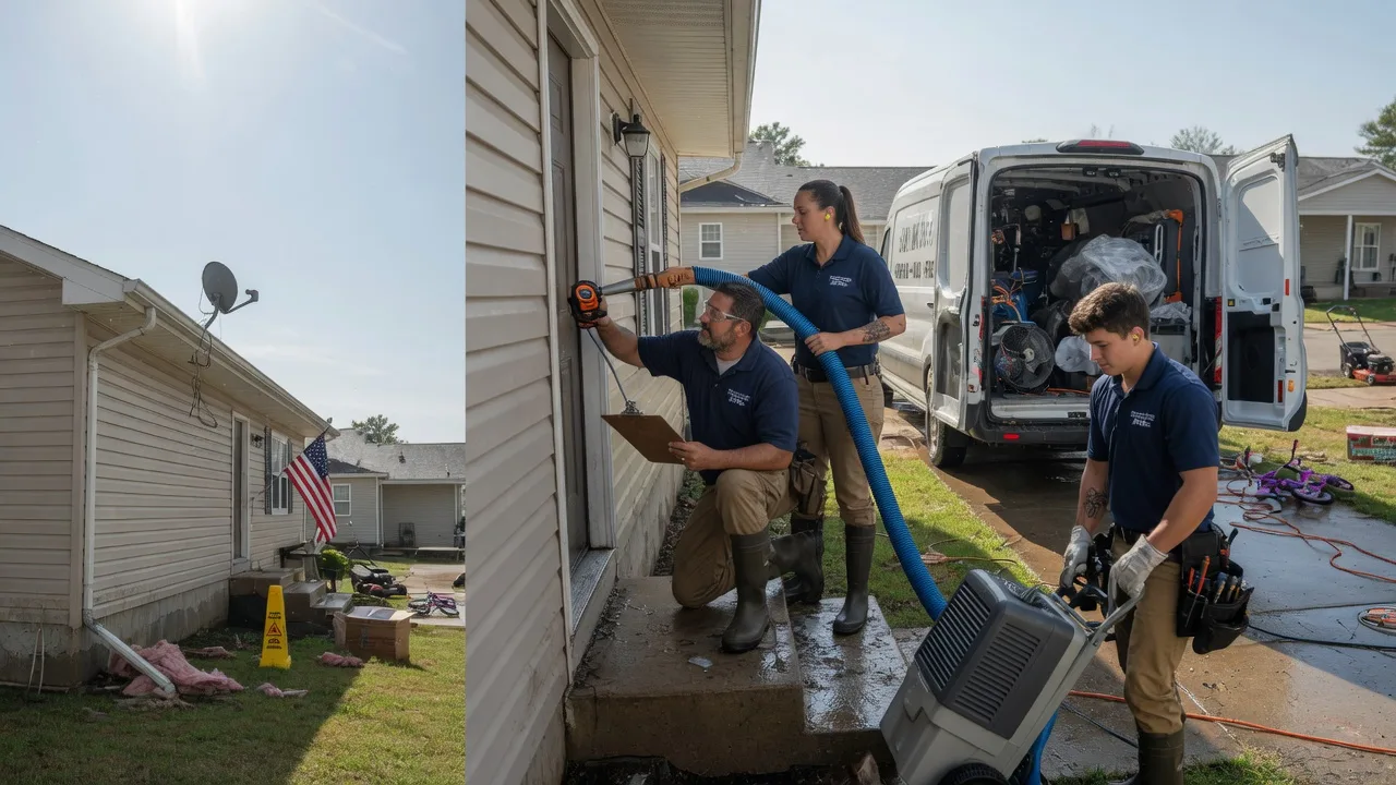 Ceiling Water Damage Restoration in Jefferson, SD near me